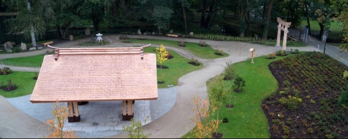 Wyposażenie nowego ogrodu botanicznego w Parku Oliwskim
