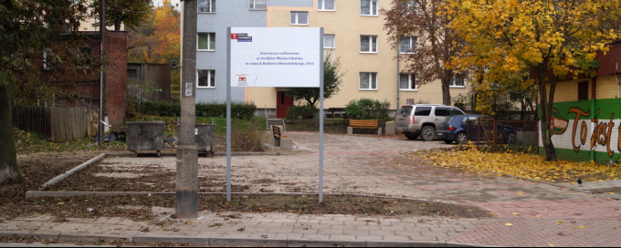 Zagospodarowanie terenu przy ulicy Raduńskiej i ul. Turkusowej 