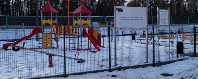 Budowa nowego placu zabaw dla dzieci z elementami sportowymi przy ul. Podchorażych w Gdańsku