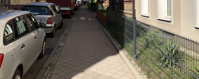 Remont chodnika wzdłuż ul. Sienkiewicza 