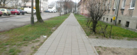 Gdańsk trzyma poziom - lepsze chodnika - ul. Twarda