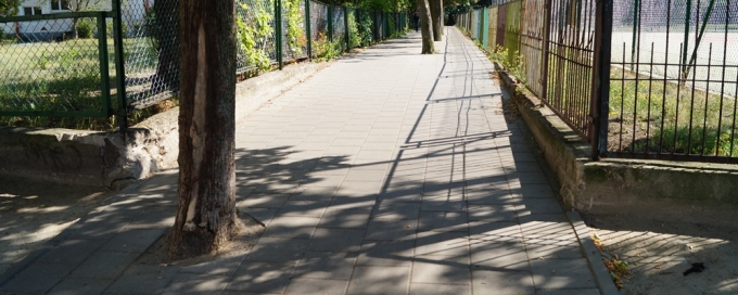 Remont istniejącego chodnika przy ul. Bora Komorowskiego 