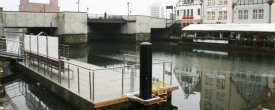 Budowa przystanku tramwaju wodnego Zielony Most