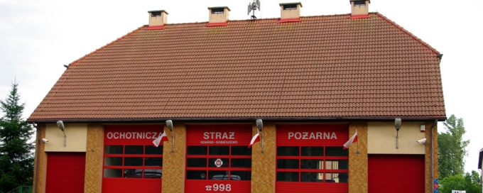 Budowa siedziby Straży Pożarnej w Sobieszewie
