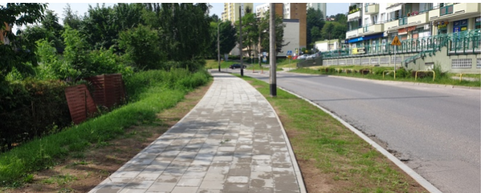 Modernizacja chodników na terenie osiedla Niedźwiednik w ramach BO 2018 