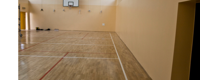 Modernizacja sali gimnastycznej w Szkole Podstawowej nr 39 w Gdańsku przy ul. Obywatelskiej 1. 