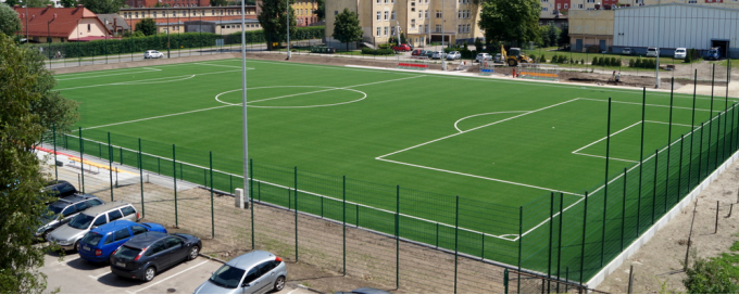 Przebudowa boiska piłkarskiego przy Zespole Szkół Morskich, ul. Wyzwolenia 8 w Gdańsku