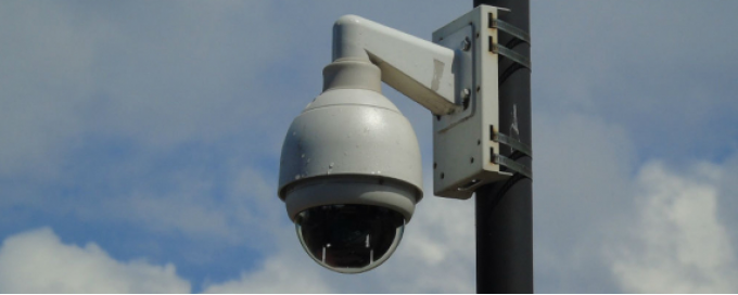 Monitoring – modernizacja istniejących punktów kamerowych w roku 2021, Śródmieście, pomnik Heweliusza, fontanna