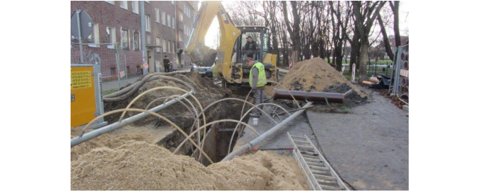 Przebudowa sieci kanalizacji sanitarnej w ul. Wygon
