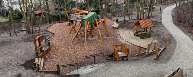 Niezwykły plac zabaw na Sobótkowej Polanie jest już dostępny dla mieszkańców 