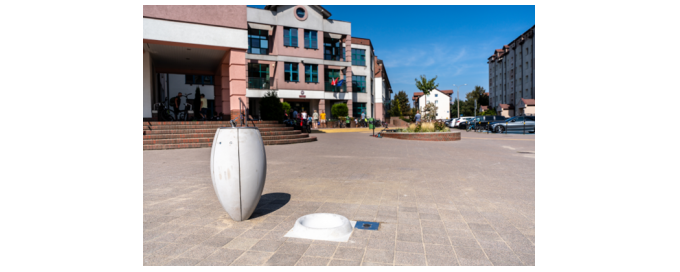 Budowa zdroju przy ul. Stolema, przed Szkołą Podstawową nr 85. 