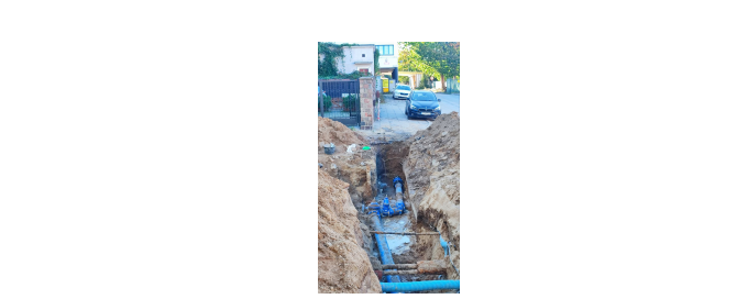 Przebudowa sieci wodociągowej w ul. Reja i Podleśnej