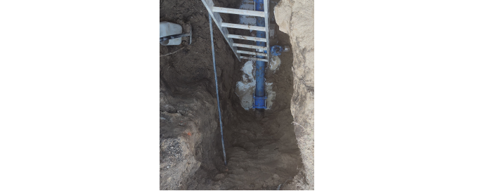 Wymiana przyłącza wodociągowego do budynku przy al. Grunwaldzkiej 1