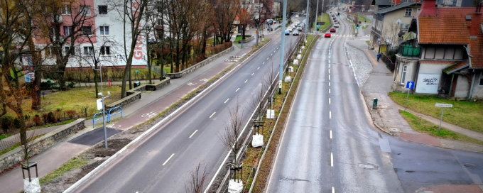 Nowa nawierzchnia na al. Grunwaldzkiej ułożona 
