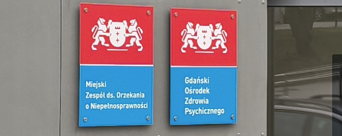 Siedziby Gdańskiego Ośrodka Zdrowia Psychicznego oraz Miejskiego Zespołu Orzekania o Niepełnosprawności
