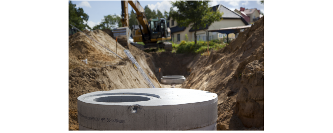 Przebudowa sieci wodociągowej DN100 i kanału sanitarnego DN250 w ul. Saperów