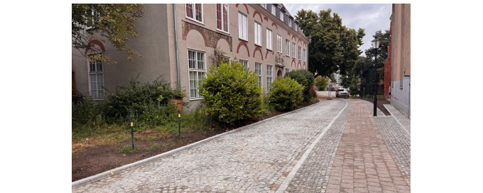 Przebudowa sieci wodociągowej w ul. Tobiasza. 