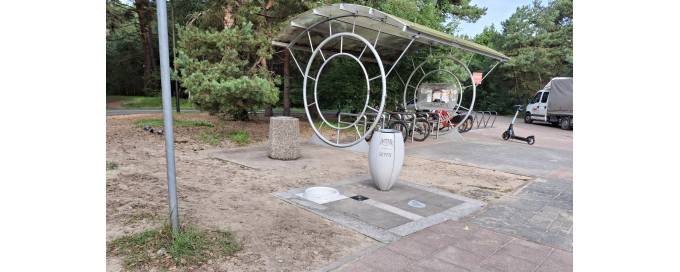 Budowa zdroju w rejonie ul. Jantarowej