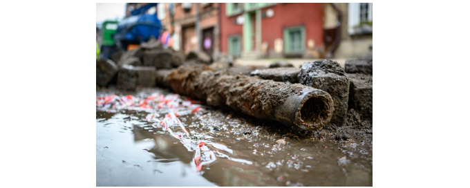 Wymiana przyłączy wodociągowych do budynków przy ul.Klonowicza 2c, 2e i 2f, Arkońska 67