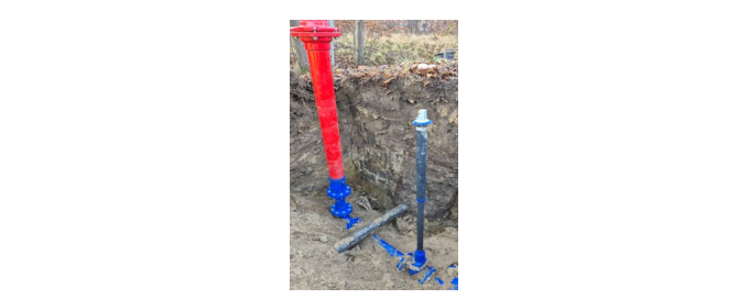 Przebudowa sieci wodociągowej w ul. Budowlanych